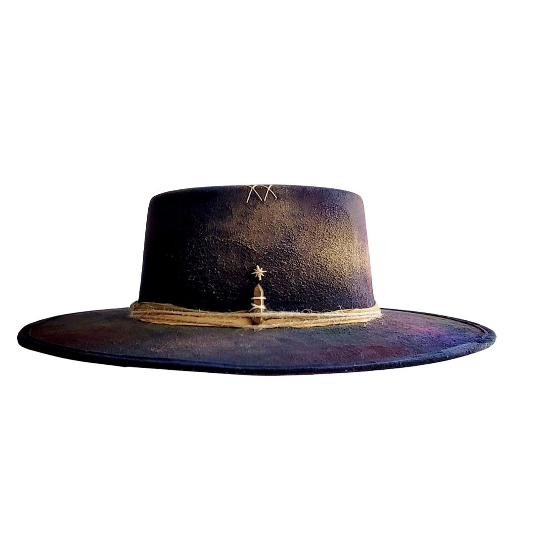 Romulus Boater Crown Hat