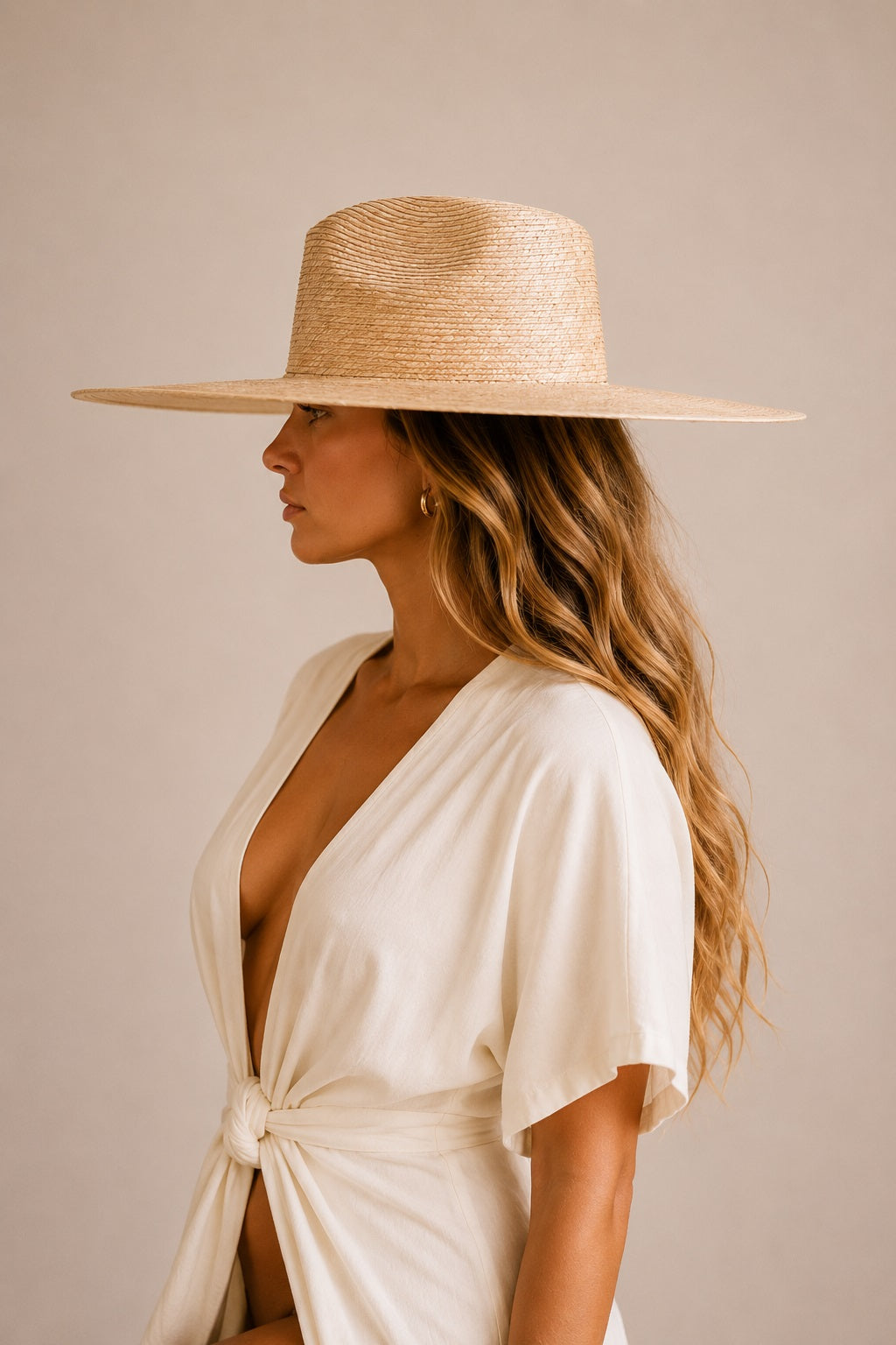 Rylee Straw Explorer Crown Hat