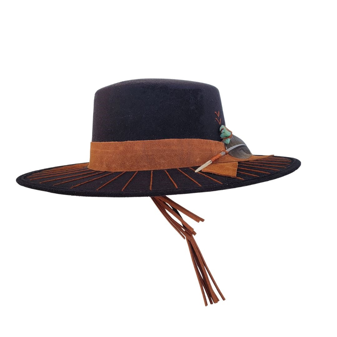 Saints Boater Crown Hat