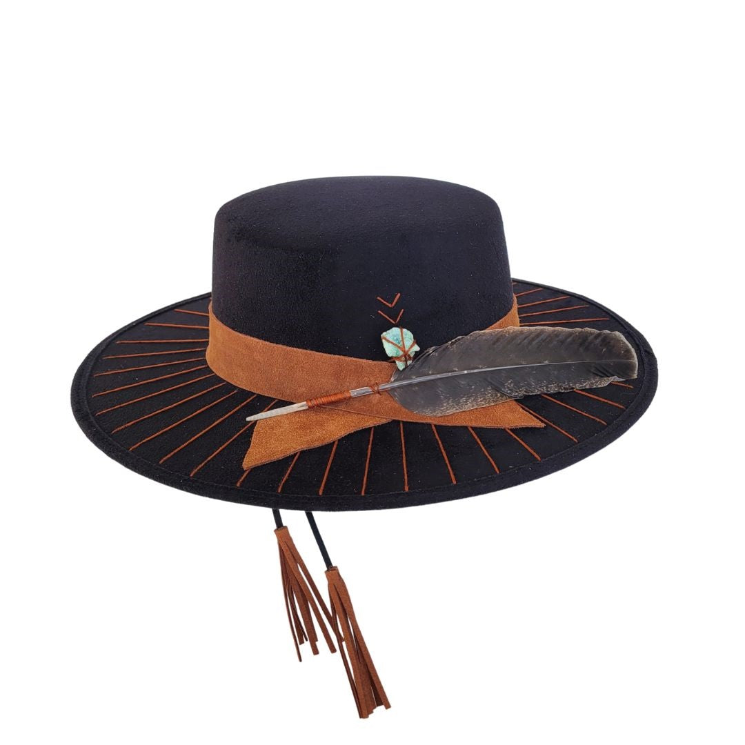 Saints Boater Crown Hat