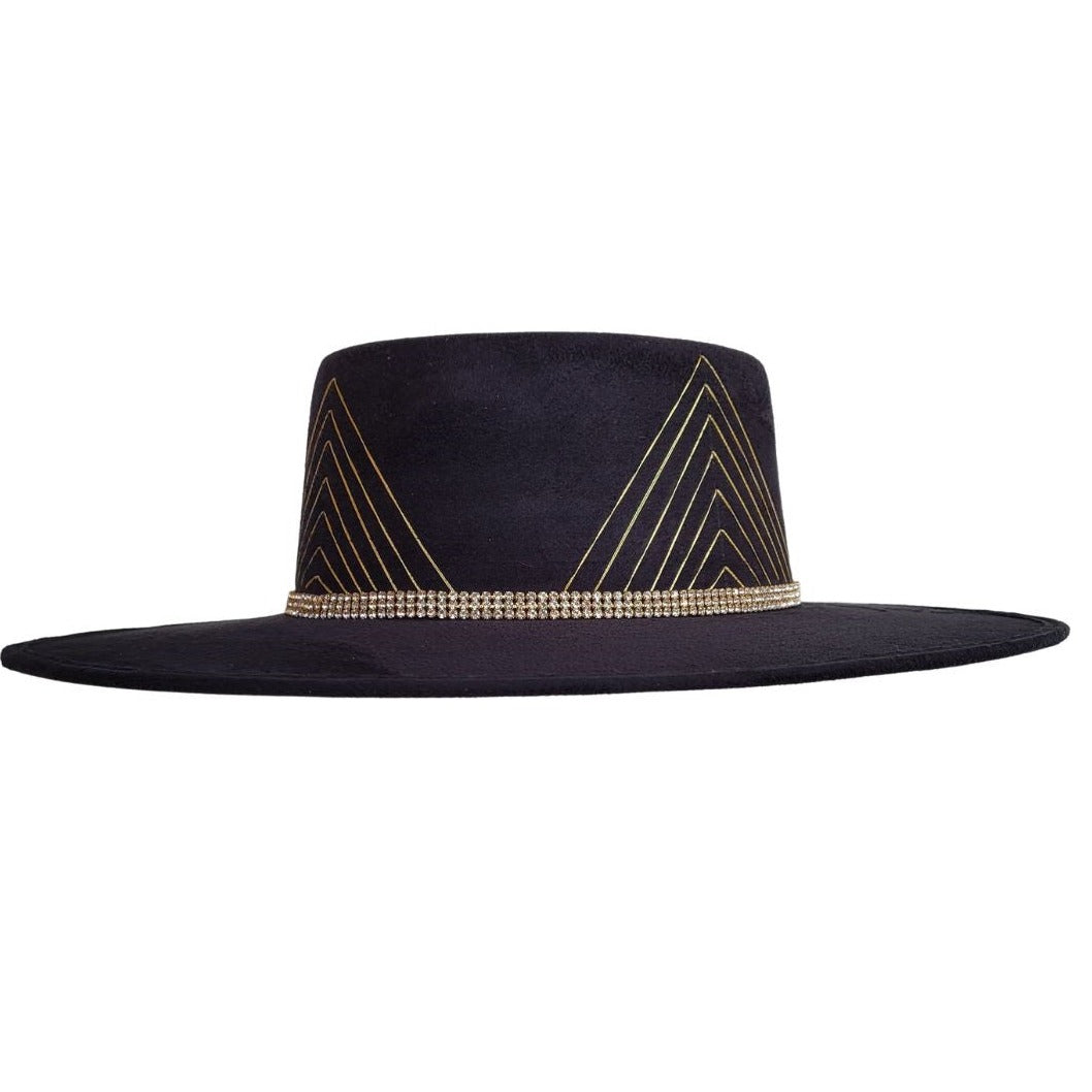 Sanem Telescope Crown Hat - Black