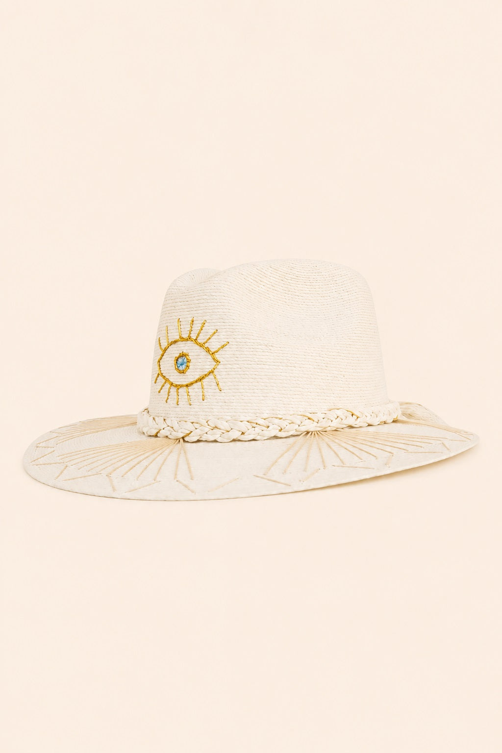 The Eye Straw Indiana Crown Hat