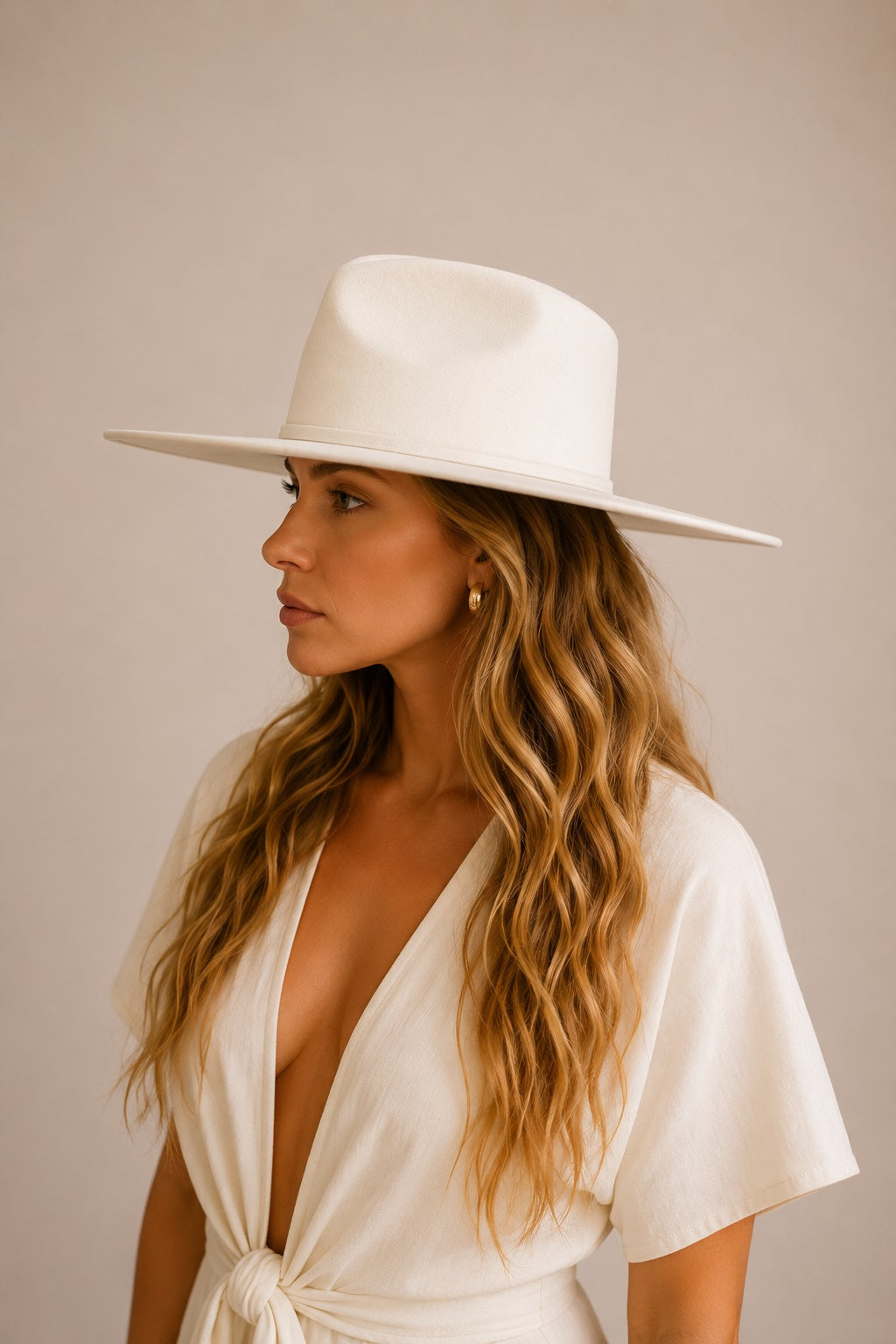 The Geneva Ivory Wool Hat