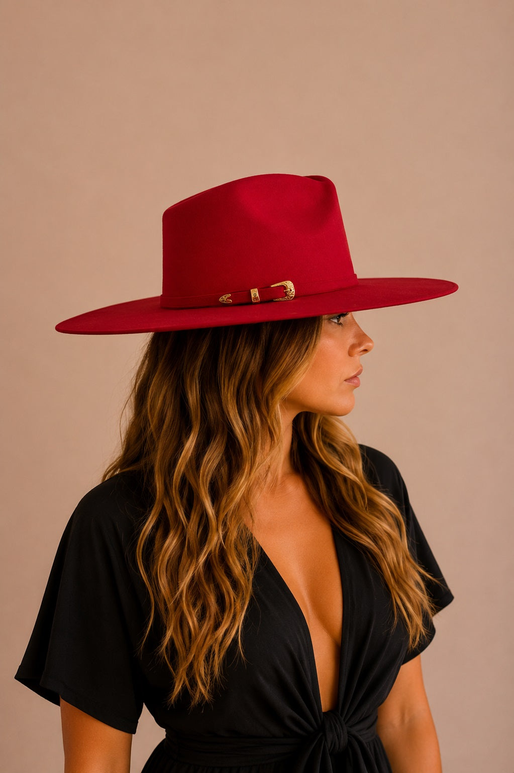 The Valencia Hat -Rouge
