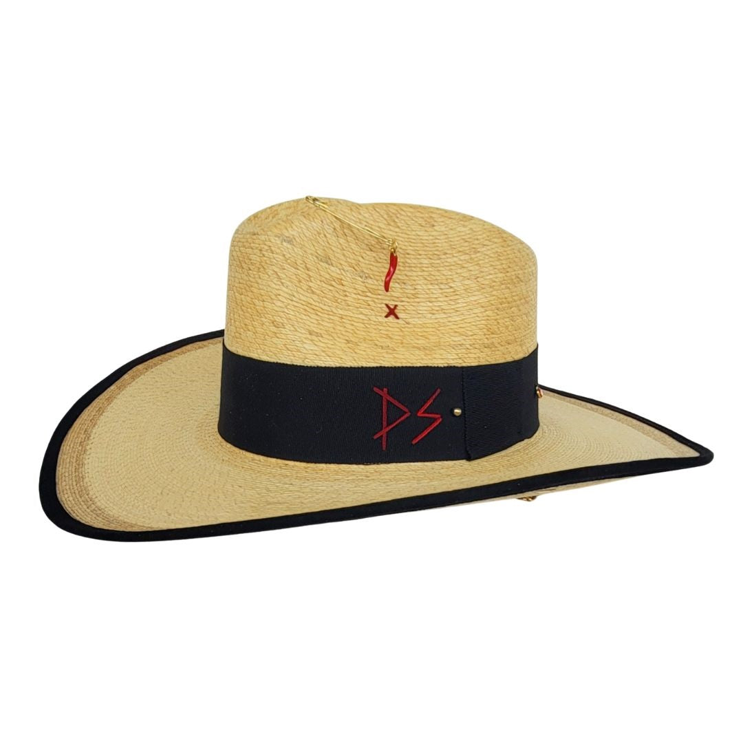 Titania Straw Western Crown Hat