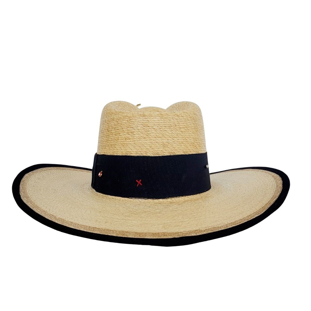 Titania Straw Western Crown Hat
