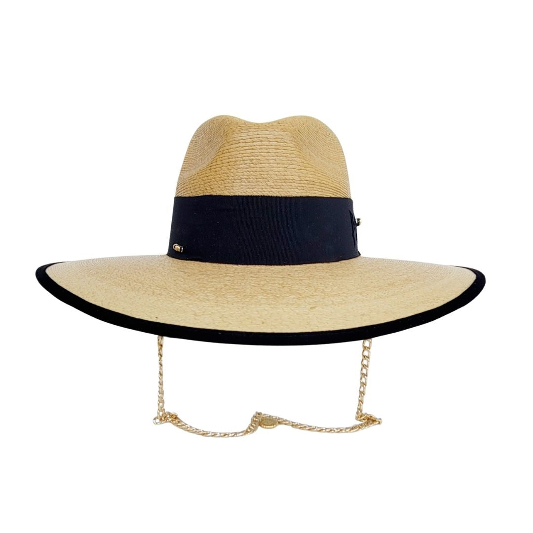 Valerian Straw Fedora Crown Hat