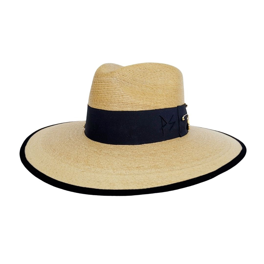 Valerian Straw Fedora Crown Hat