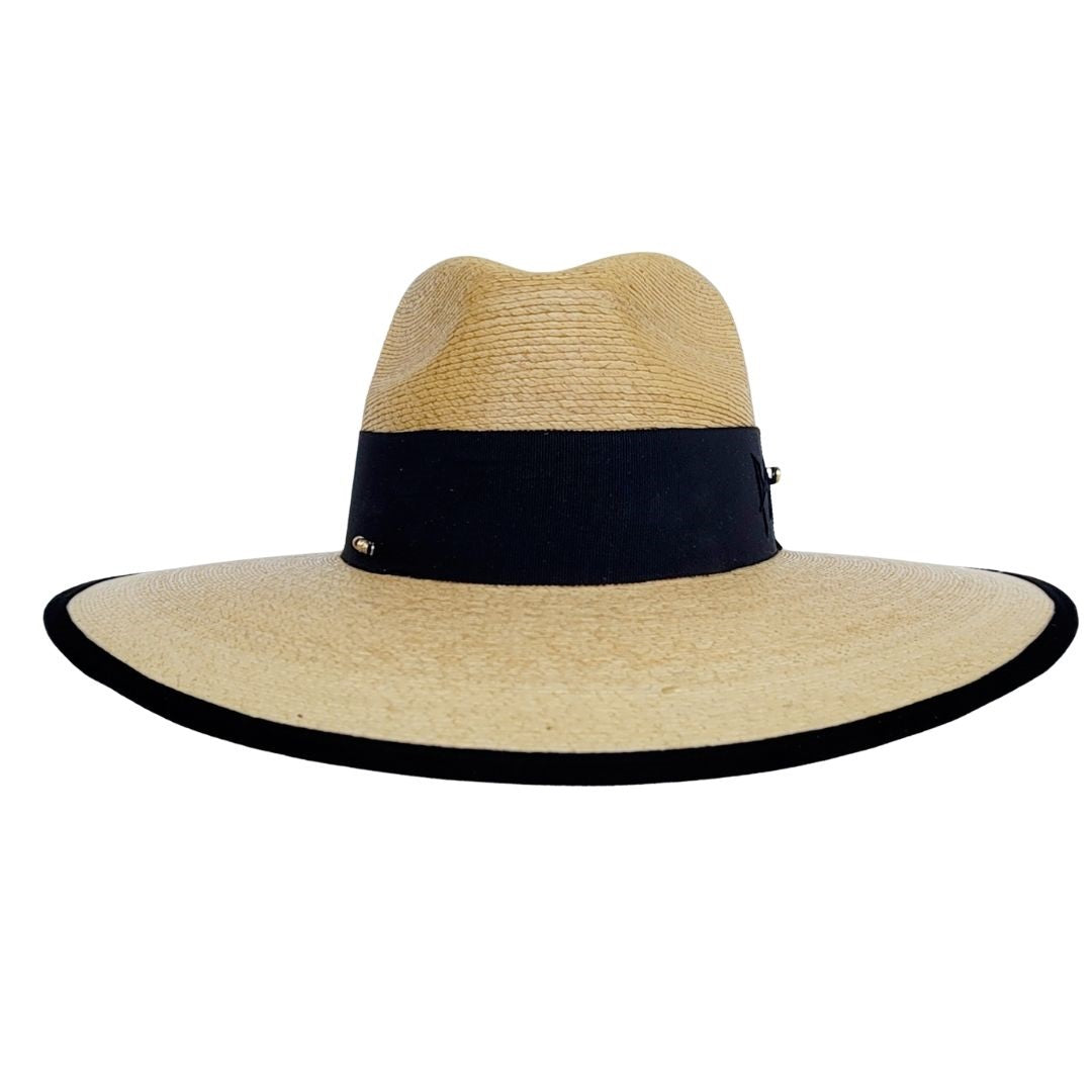 Valerian Straw Fedora Crown Hat