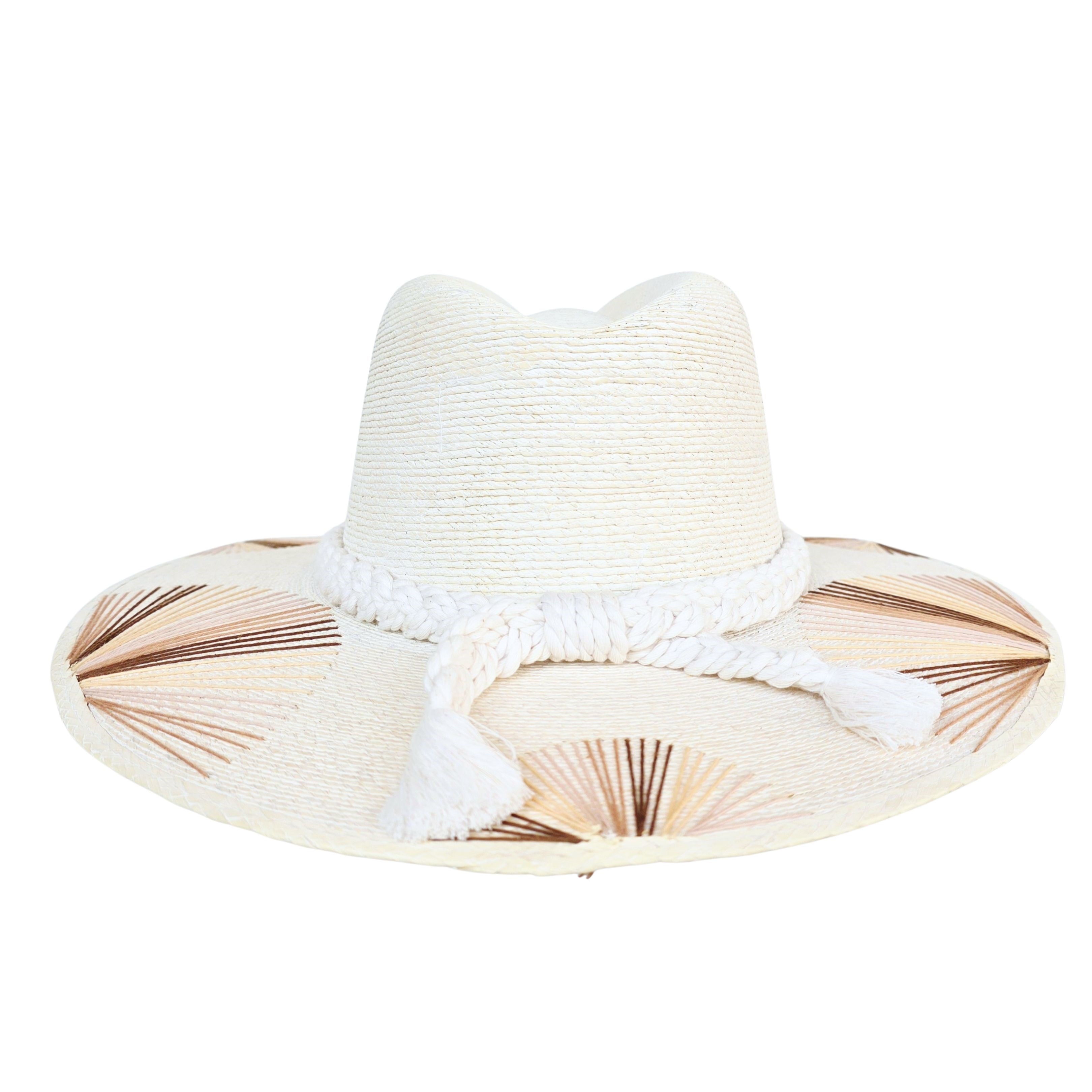 Venetia Straw Indiana Crown Hat