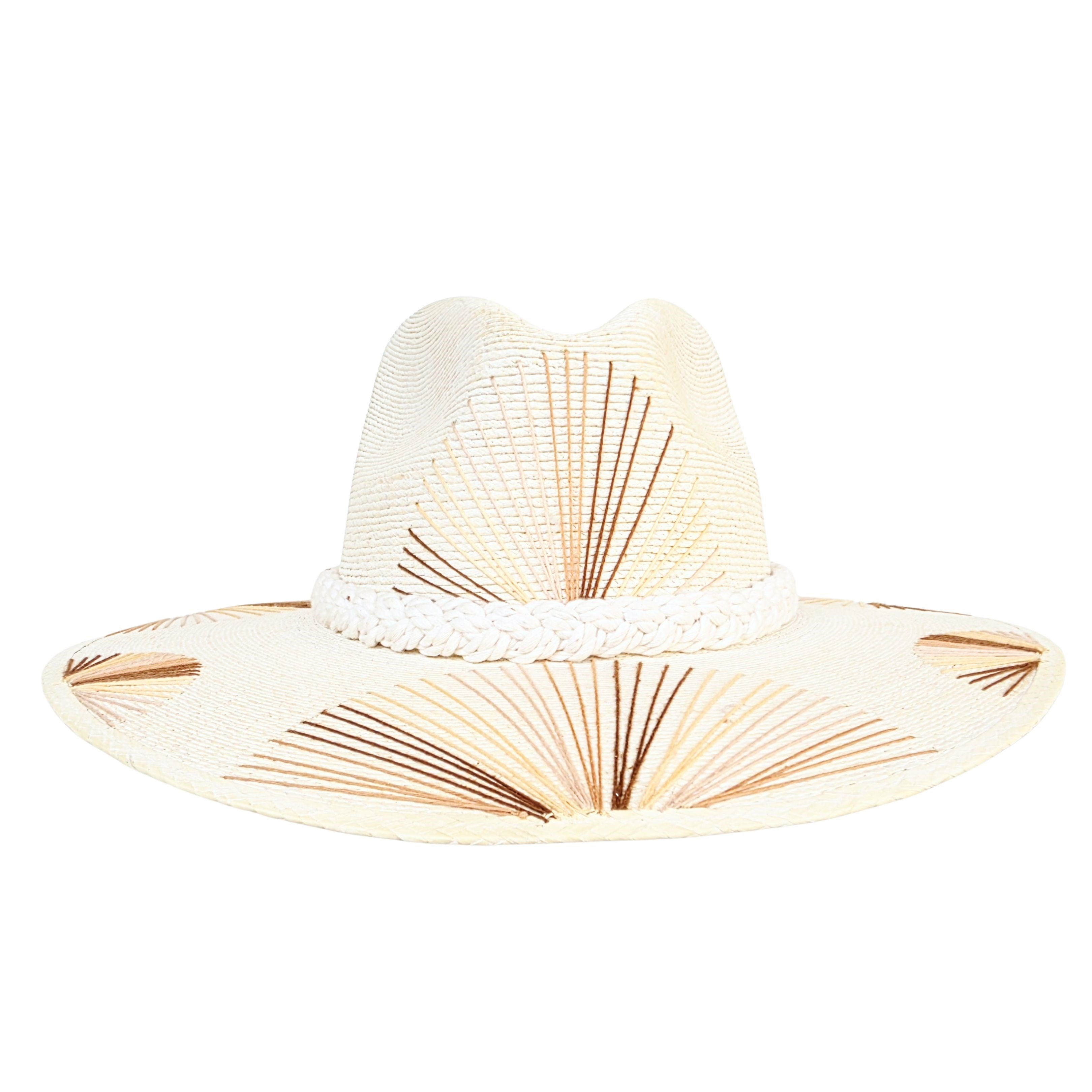 Venetia Straw Indiana Crown Hat