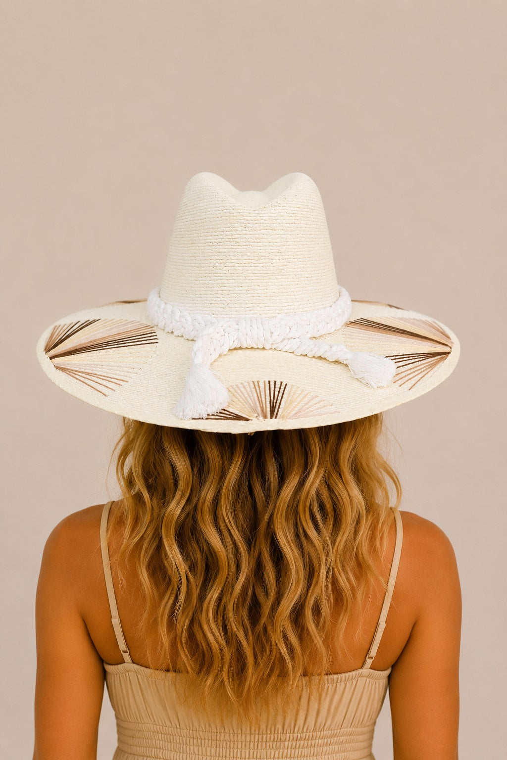 Venetia Straw Indiana Crown Hat