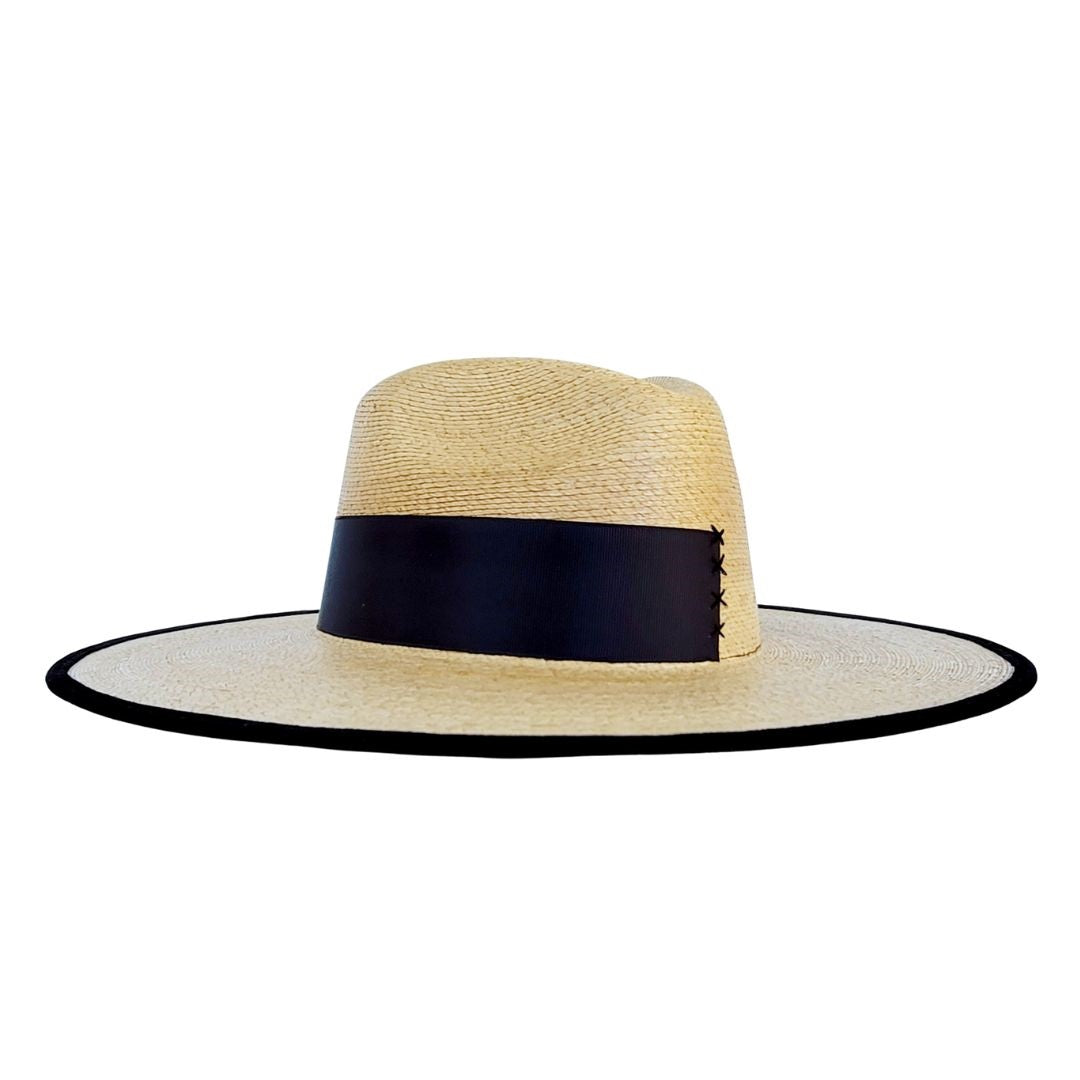 Wolsy Straw Indiana Crown Hat