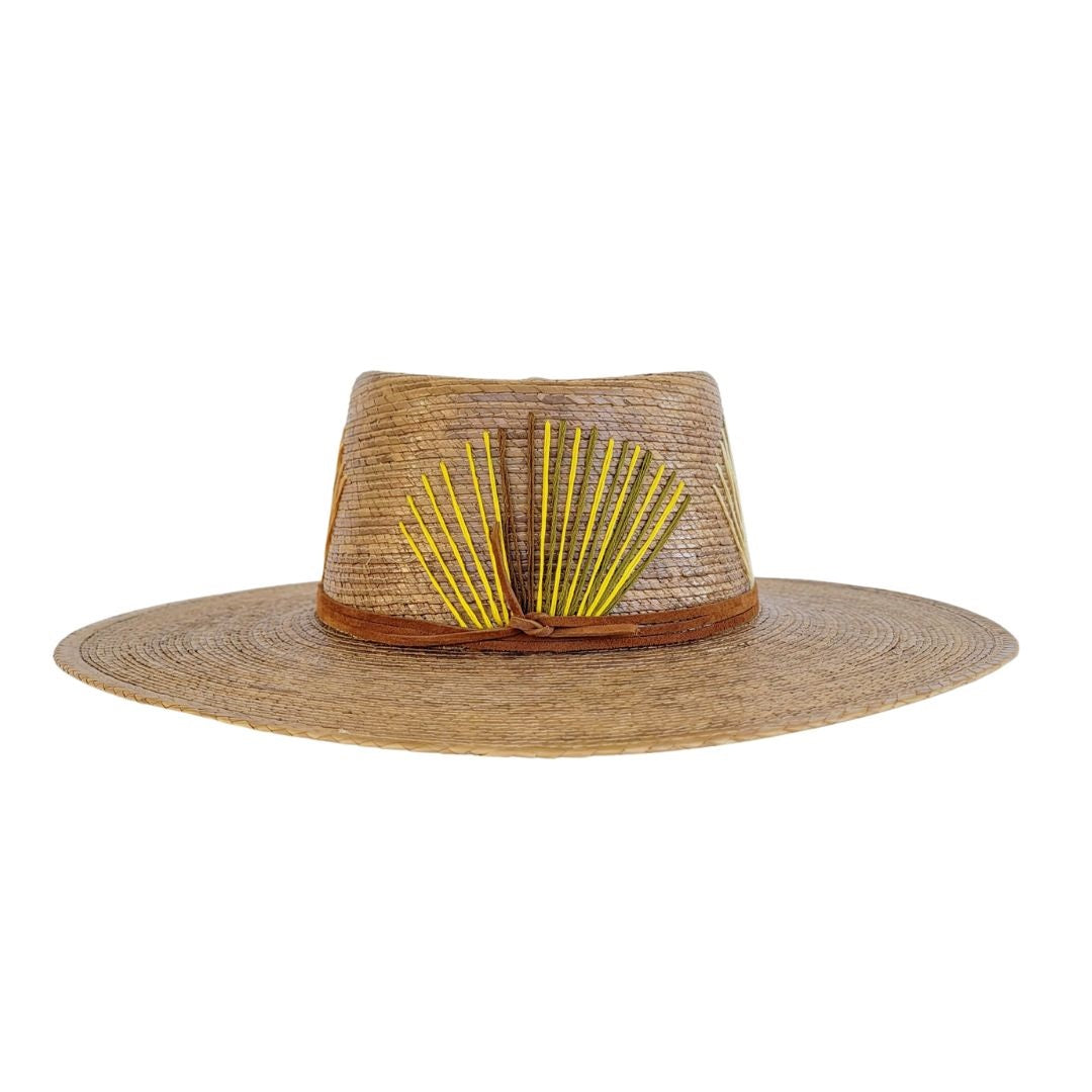 Wolke Straw Telescope Crown Hat