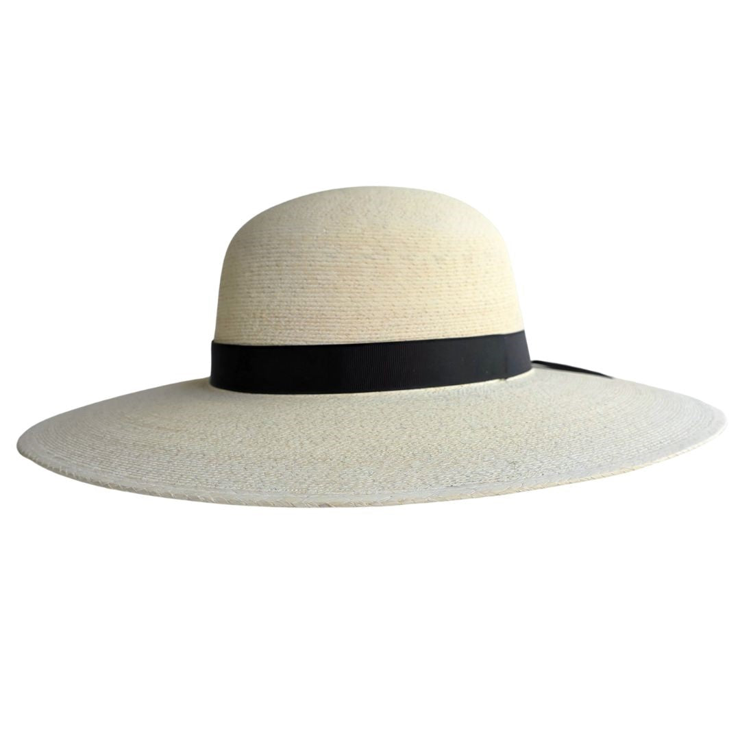 Yvonne Straw Round Crown Hat