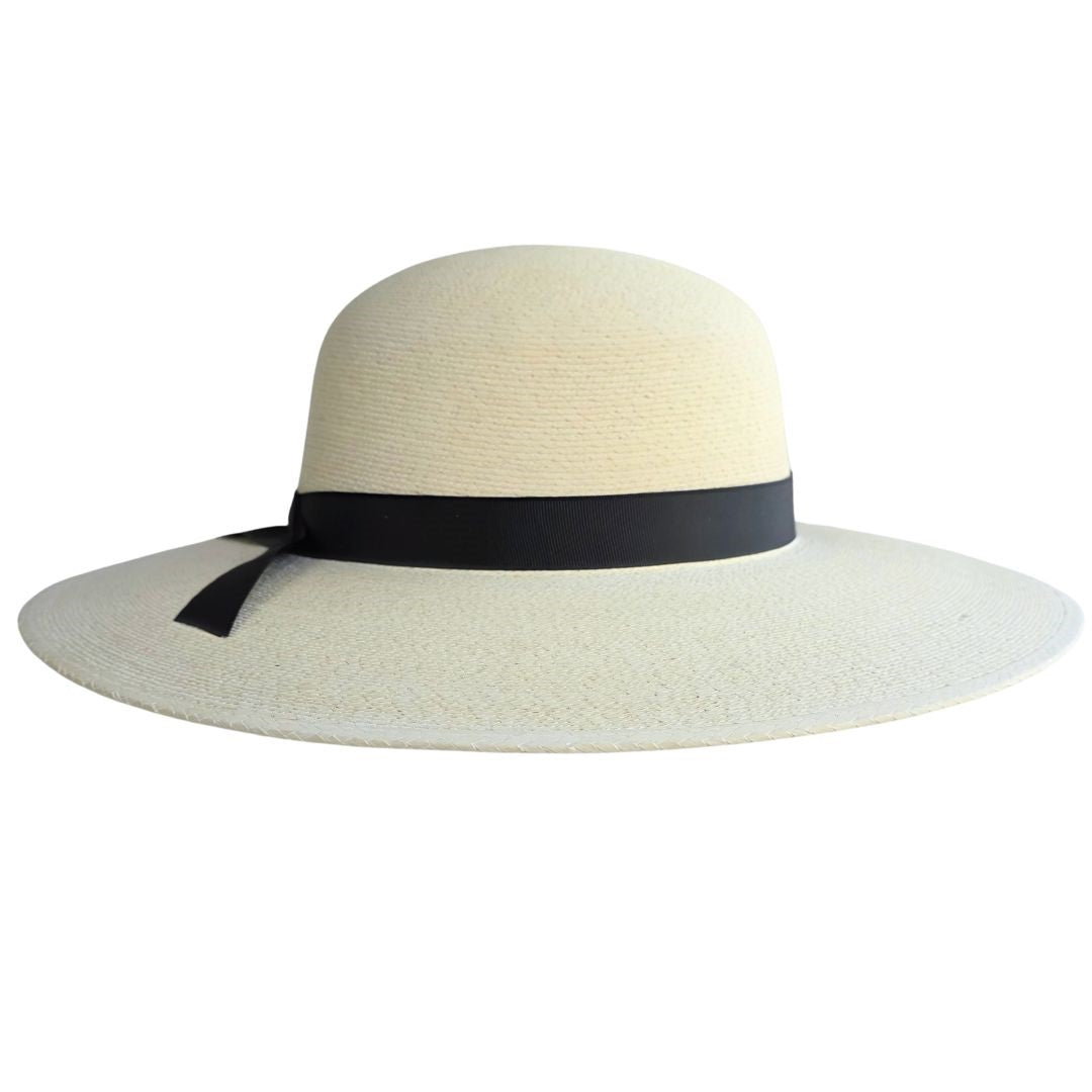 Yvonne Straw Round Crown Hat