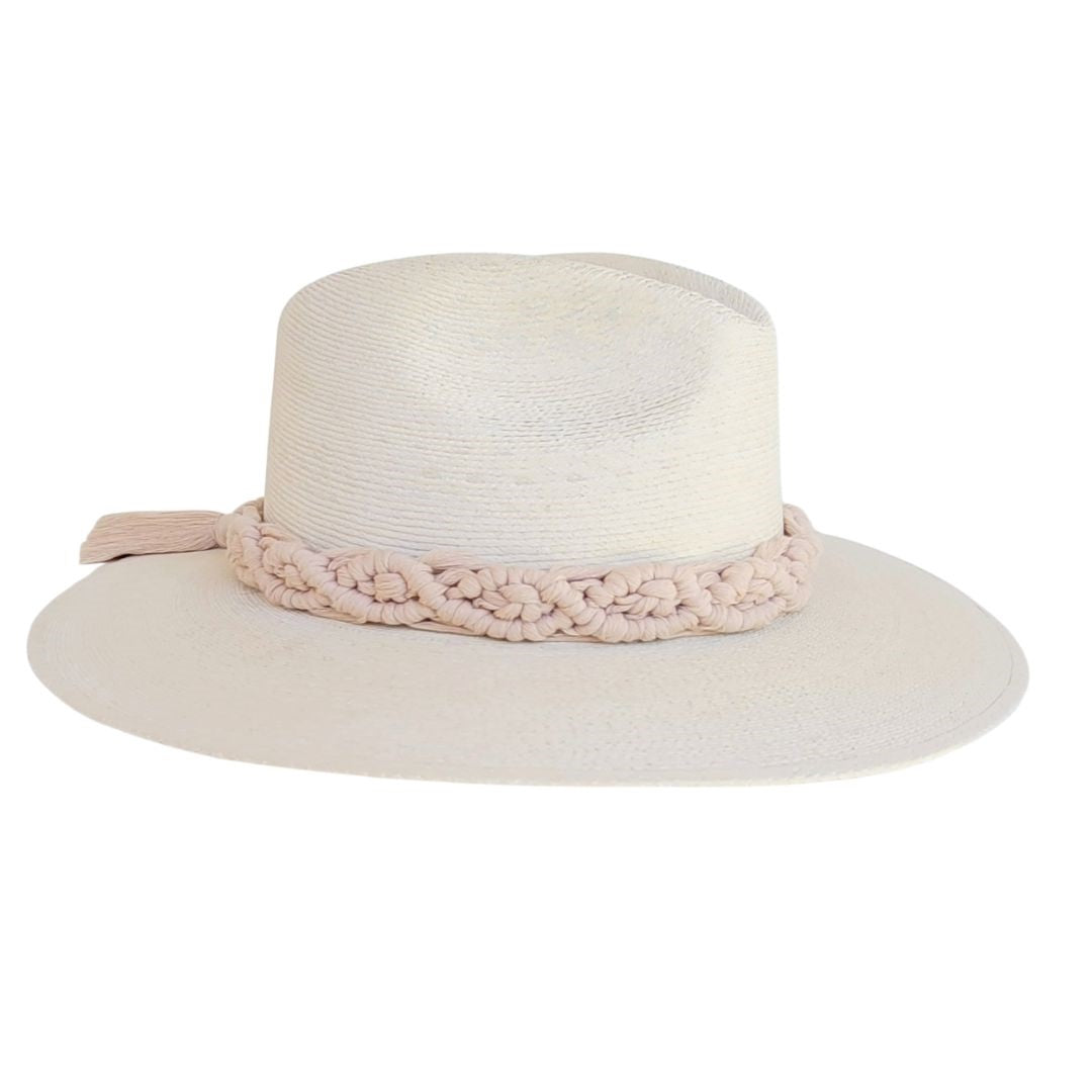 Amor Straw Indiana Crown Hat