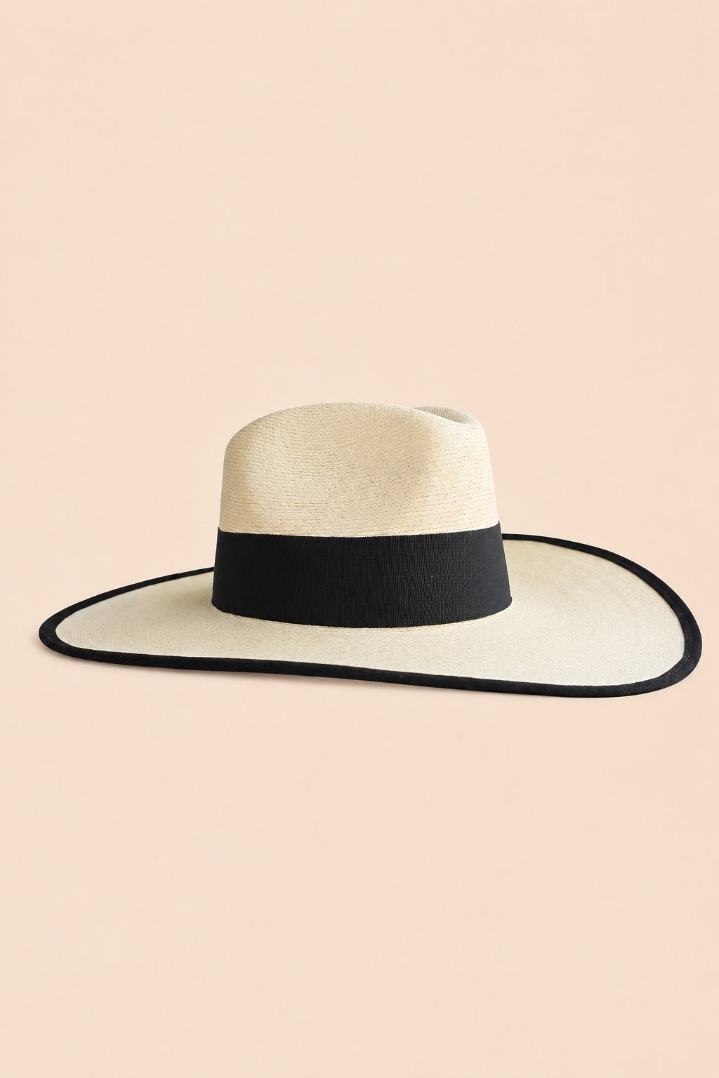 Camélia Straw Western Crown Hat