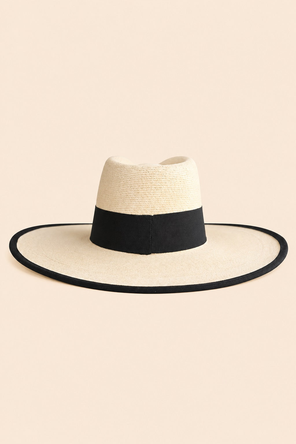 Camélia Straw Western Crown Hat