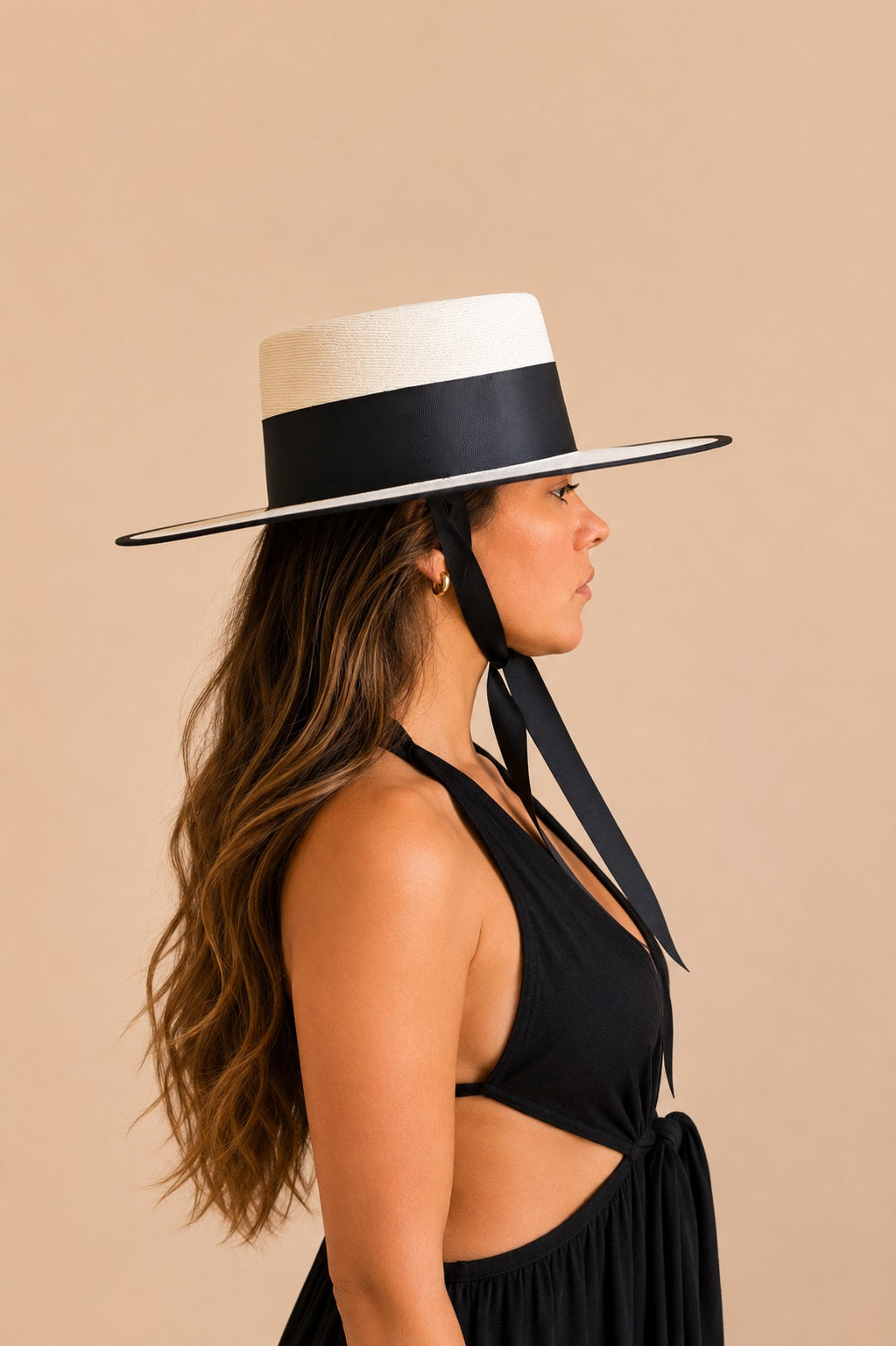 Connor Straw Boater Crown Hat