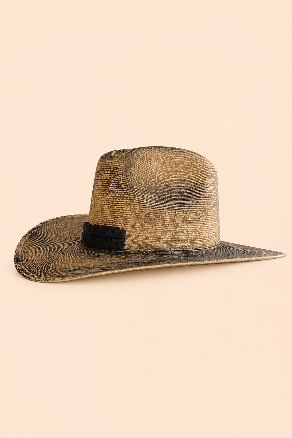Corry Straw Western Crown Hat