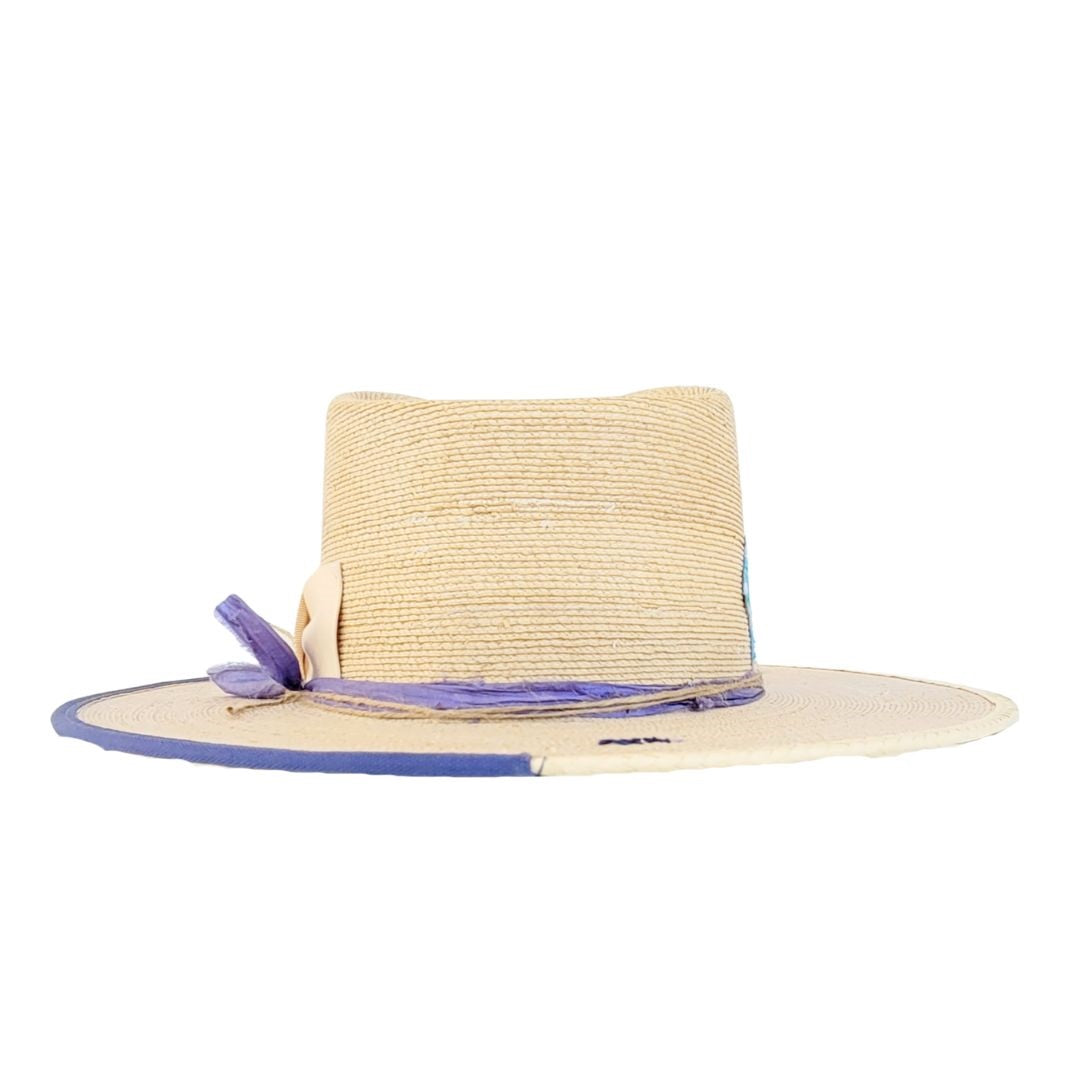 Donaver Straw Western Crown Hat