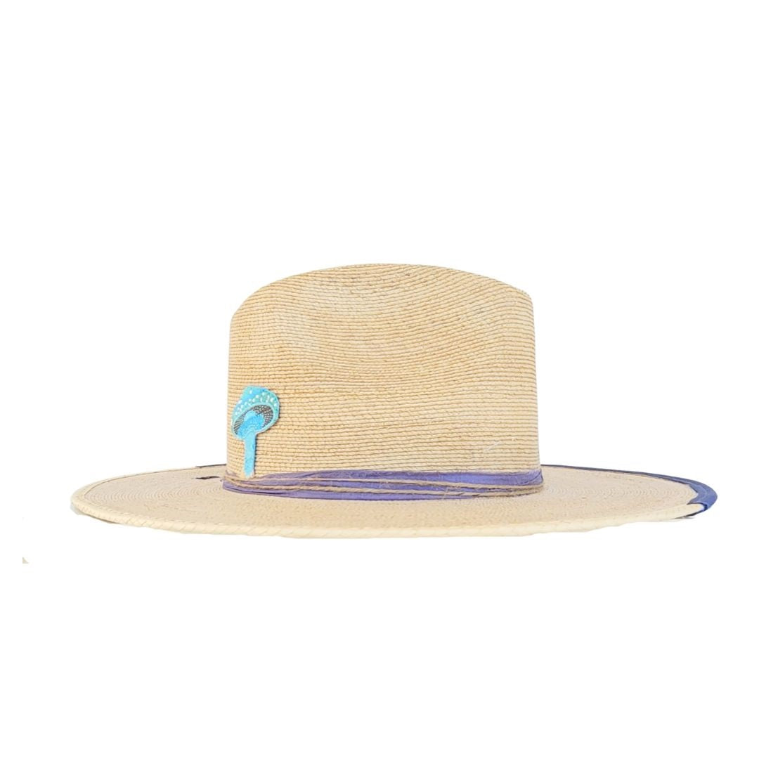 Donaver Straw Western Crown Hat