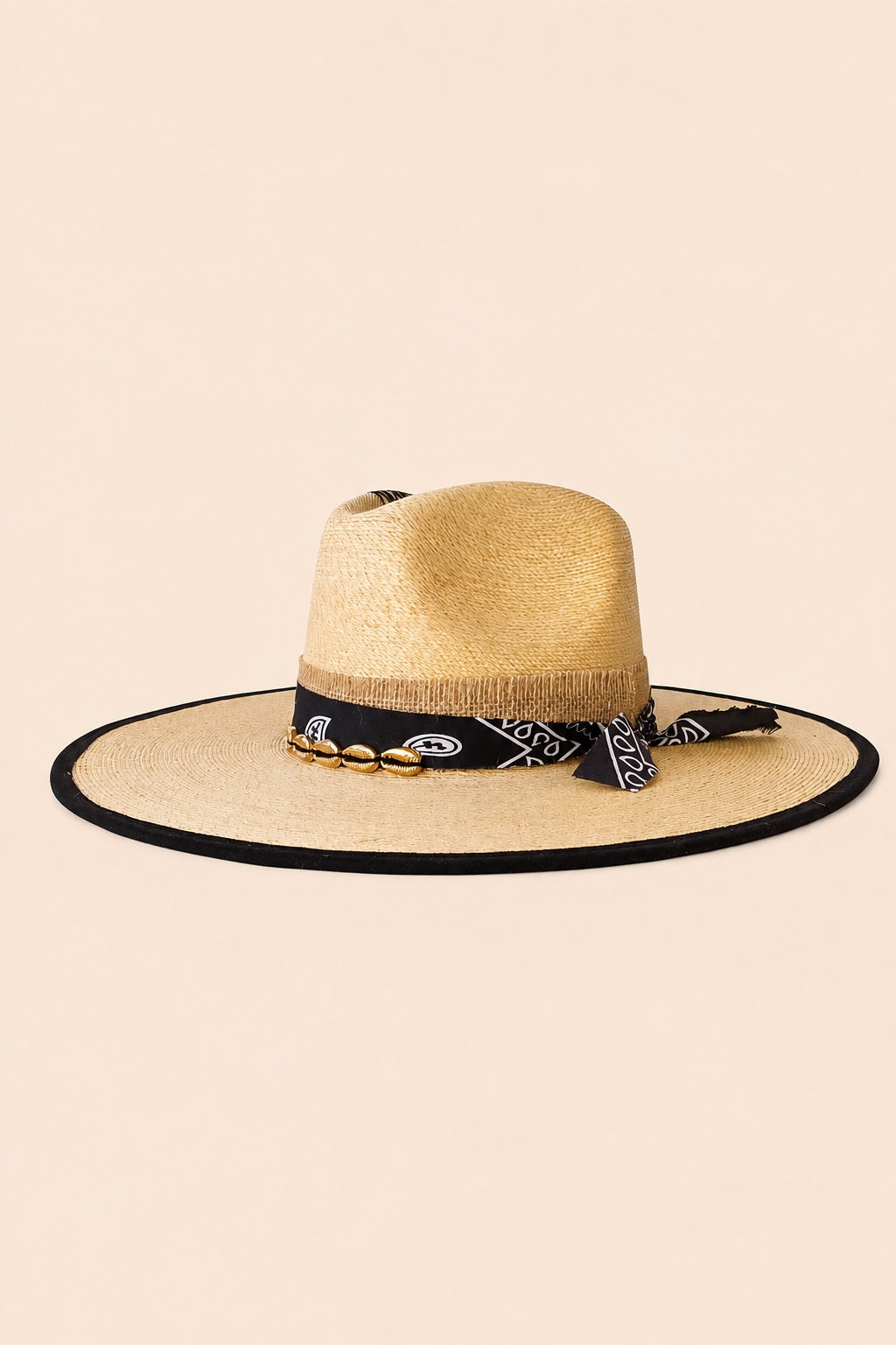 Foteini Straw Western Crown Hat