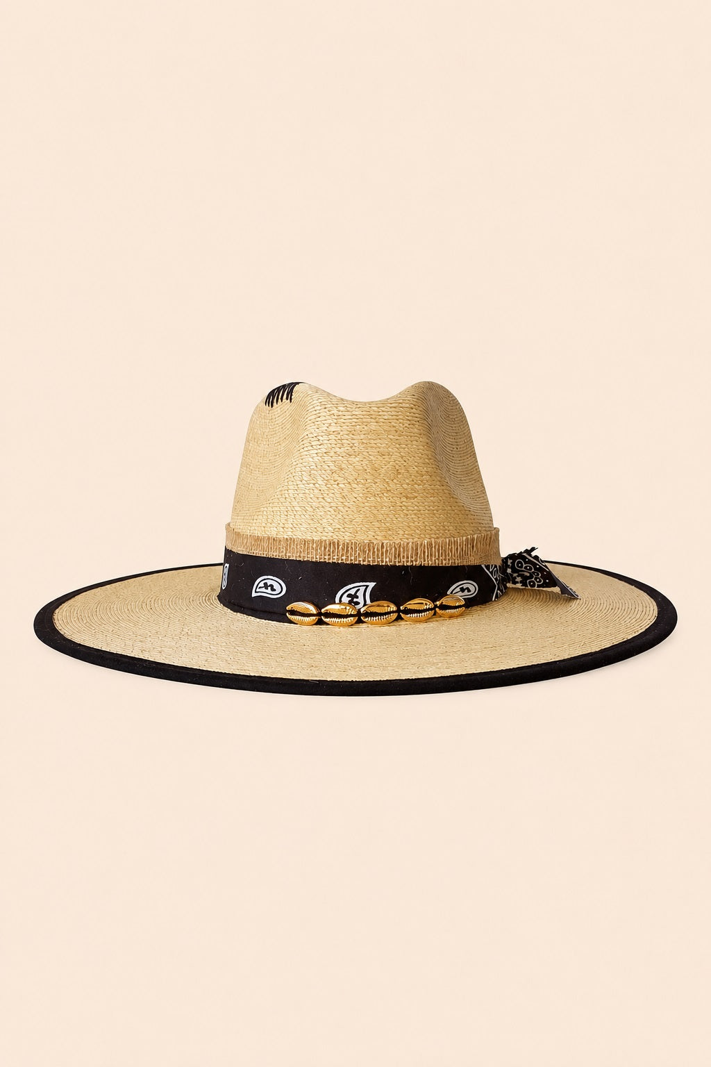 Foteini Straw Western Crown Hat