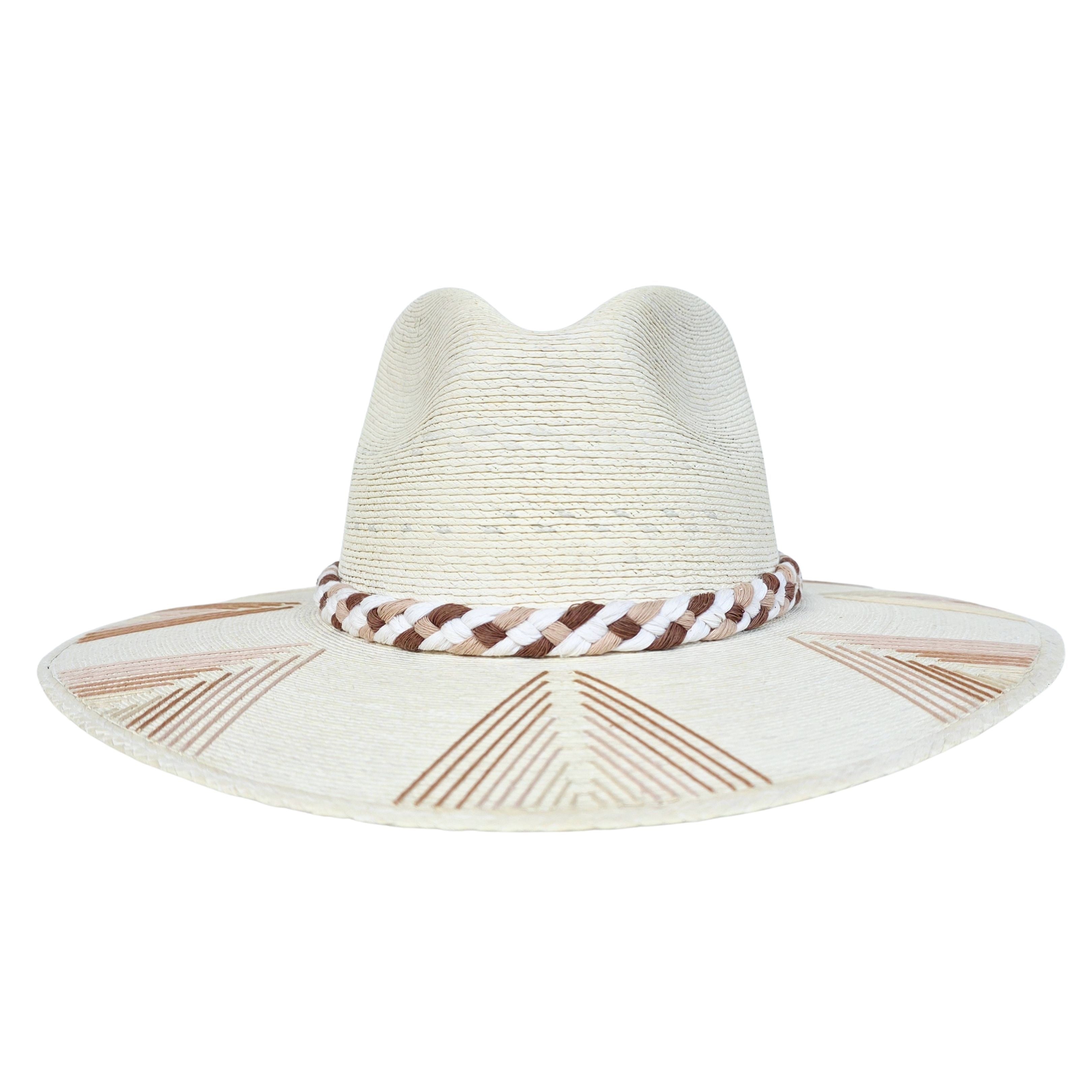 Galini Straw Indiana Crown Hat