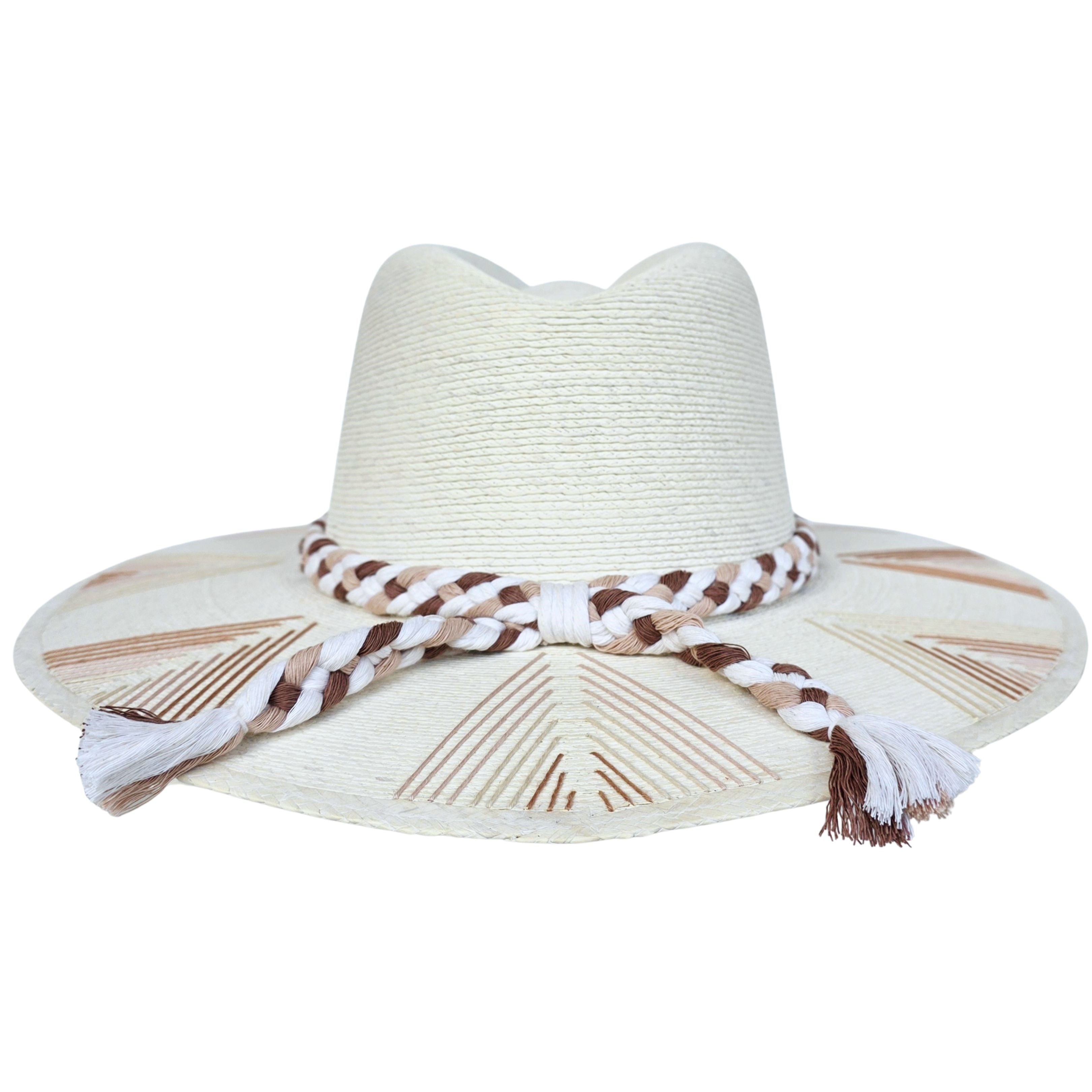 Galini Straw Indiana Crown Hat