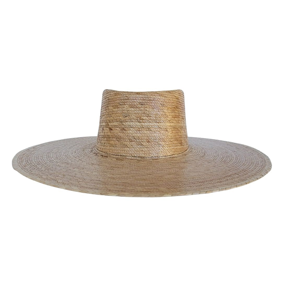 Grace Straw Telescope Crown Hat