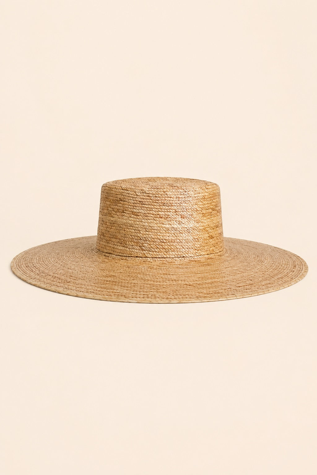 Grace Straw Telescope Crown Hat