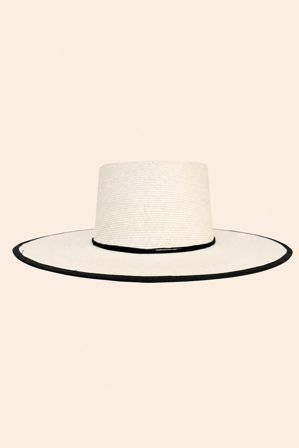 Hadley Straw Boater Crown Hat