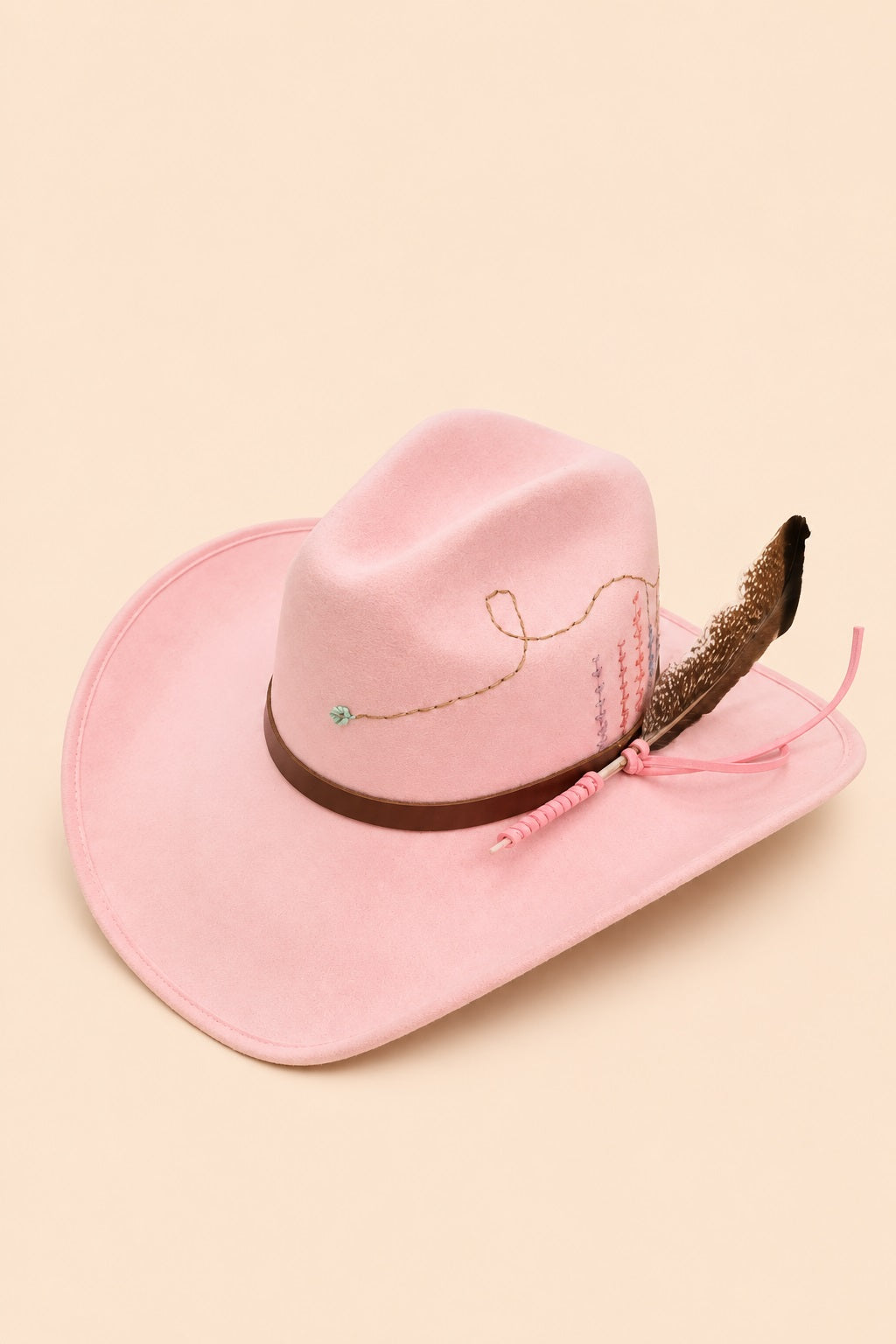 Hazel Cowboy Crown Hat