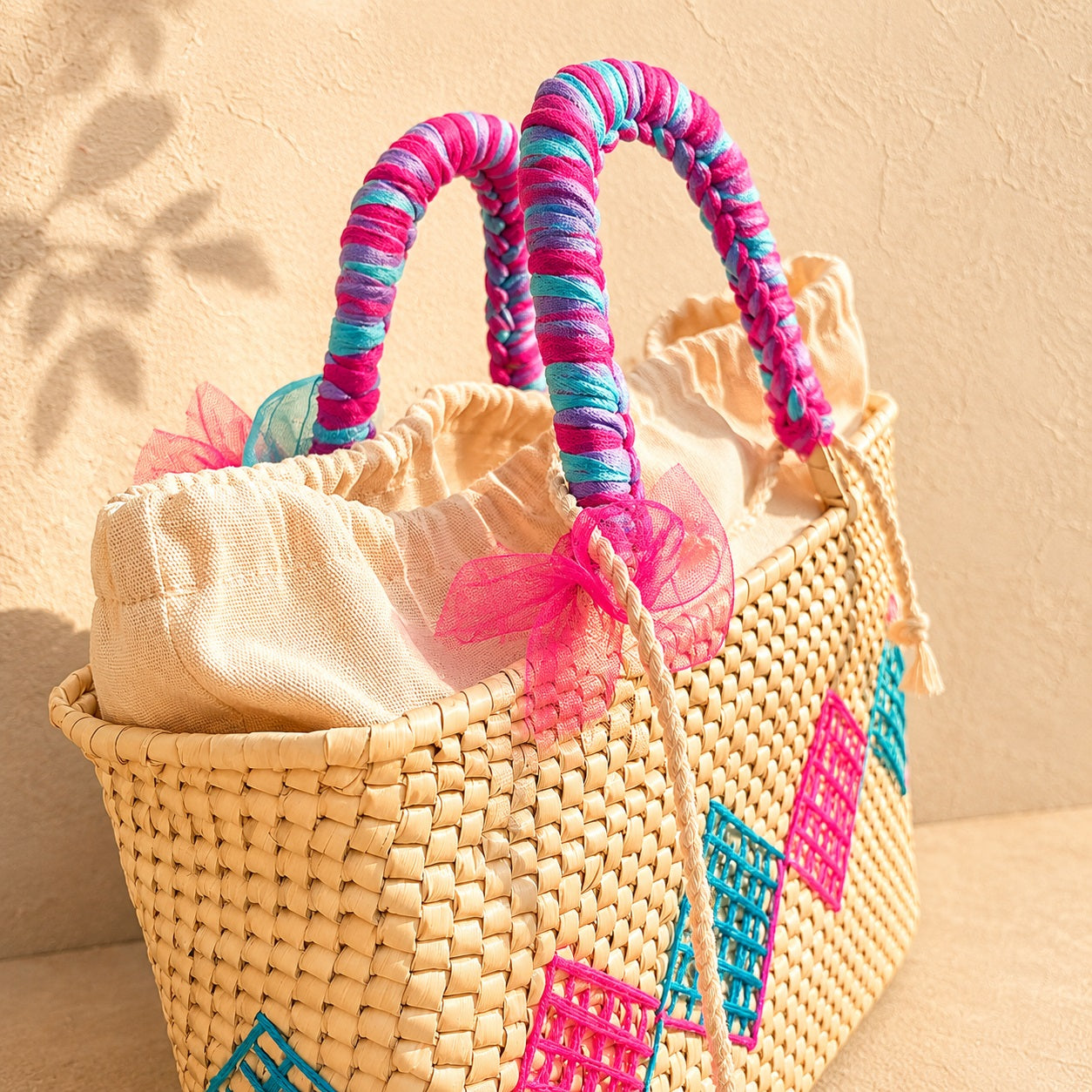 Lucia Woven Tote