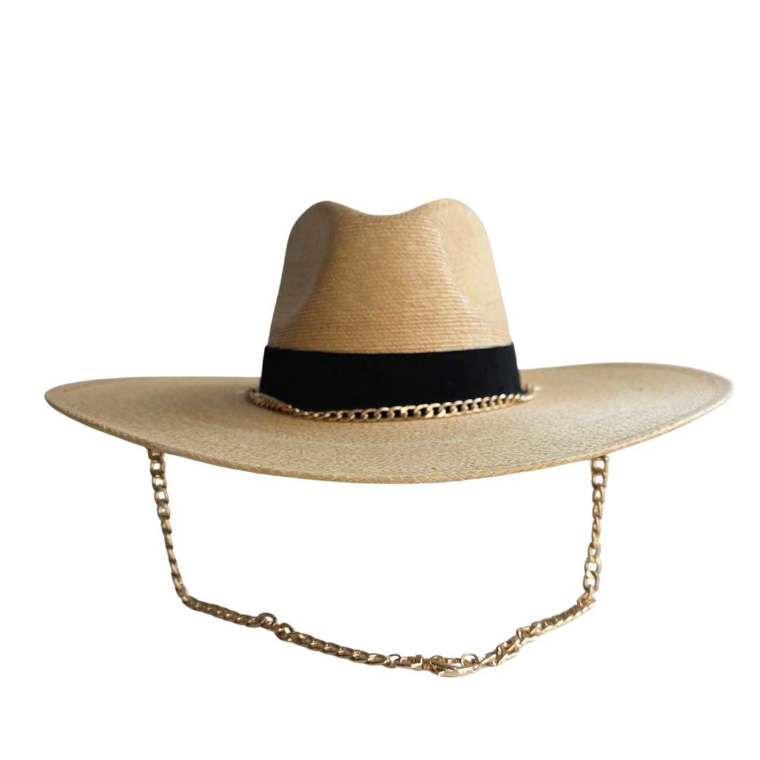 Kaba Straw Western Crown Hat display picture 2