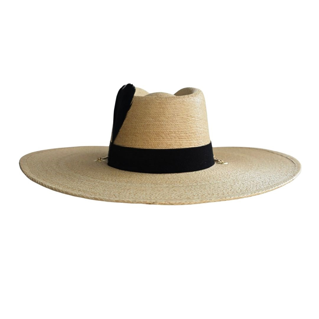 Kaba Straw Western Crown Hat