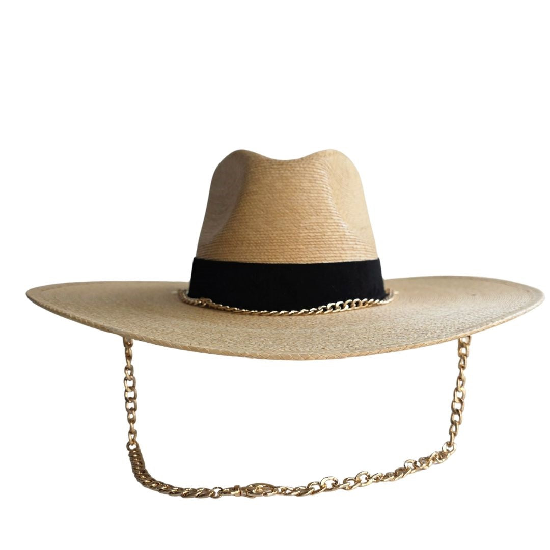 Kaba Straw Western Crown Hat