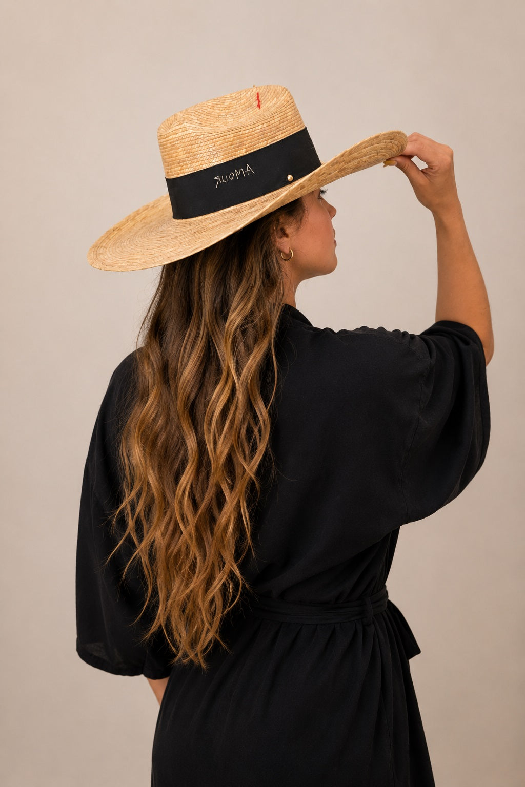 Kore Straw Western Crown Hat