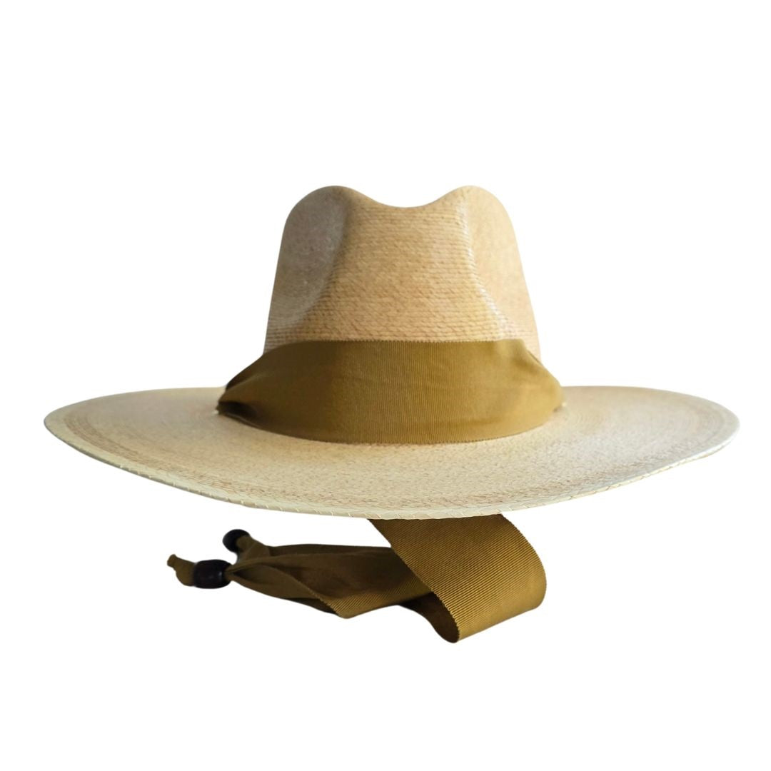 Leah Straw Western Crown Hat