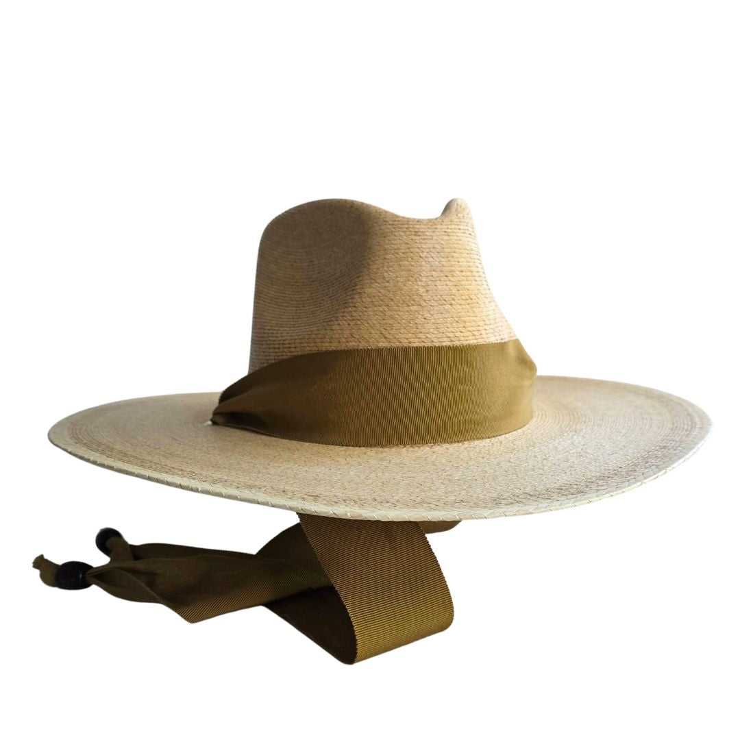 Leah Straw Western Crown Hat