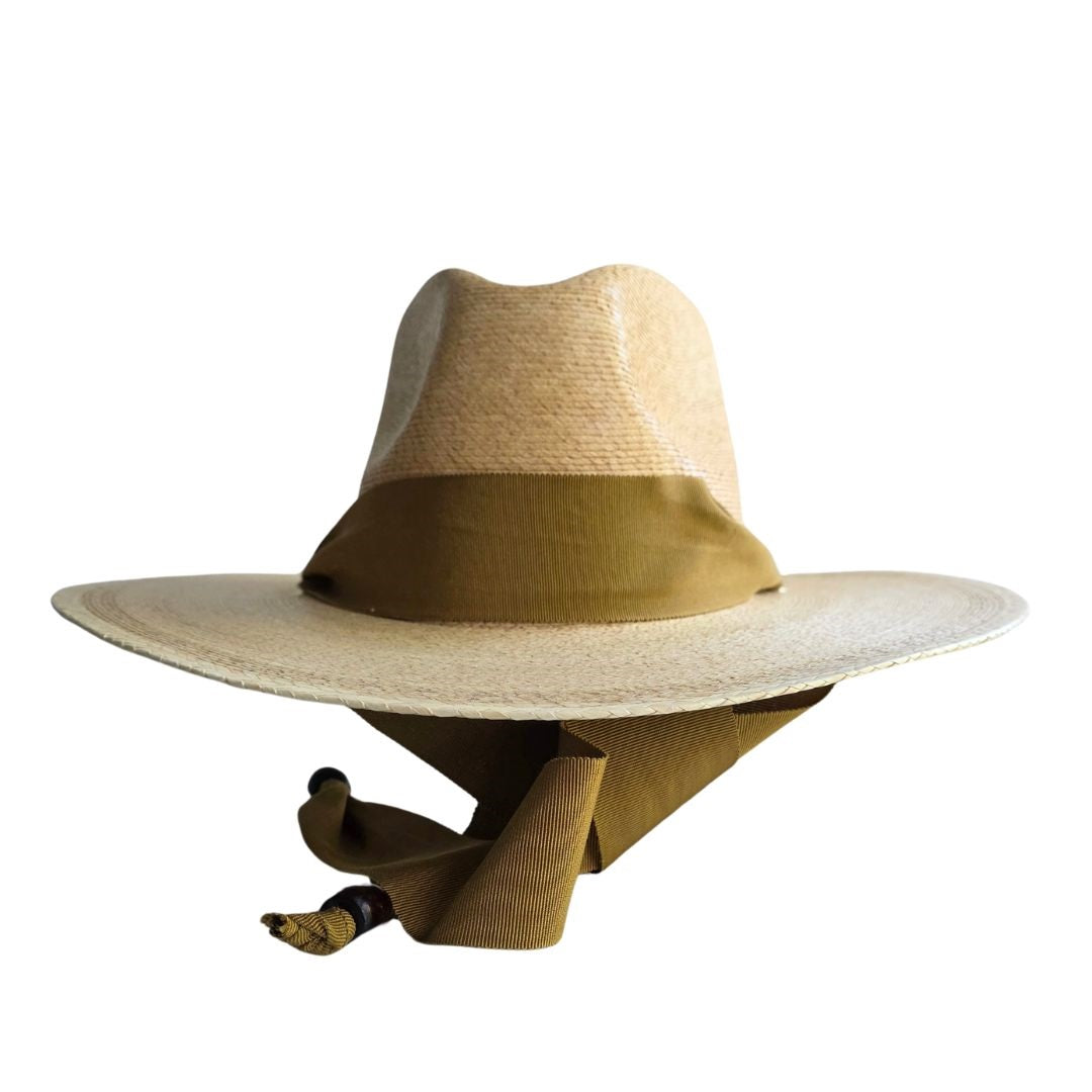 Leah Straw Western Crown Hat