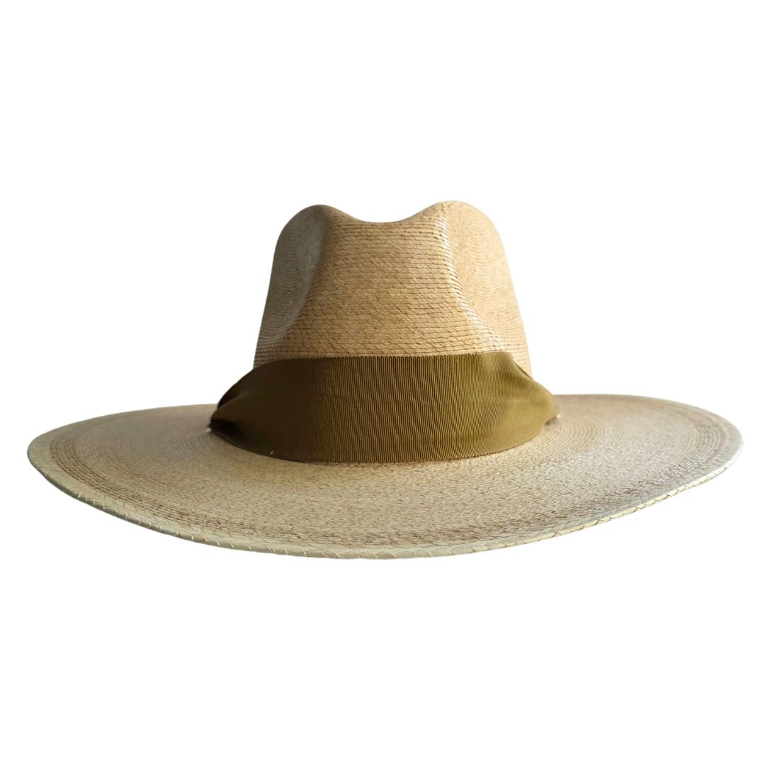 Leah Straw Western Crown Hat