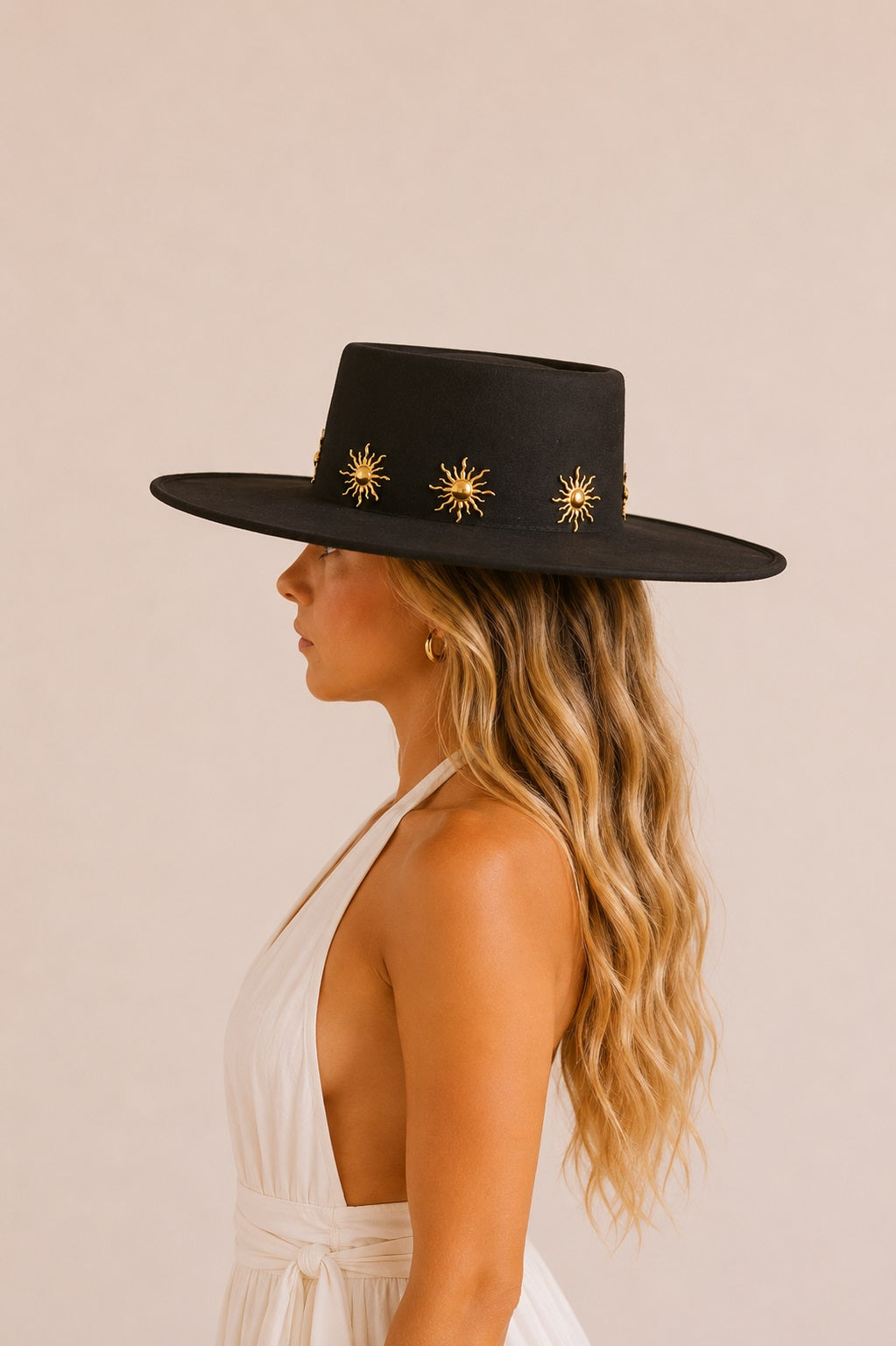 Merjan Telescope Crown Hat - Black