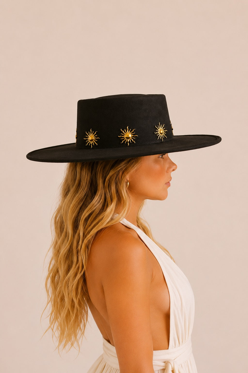 Merjan Telescope Crown Hat - Black