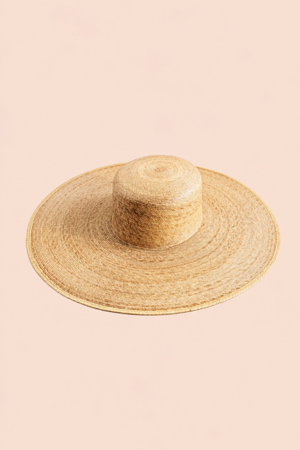 Niovi Boater Crown Straw Hat - Wide Brim