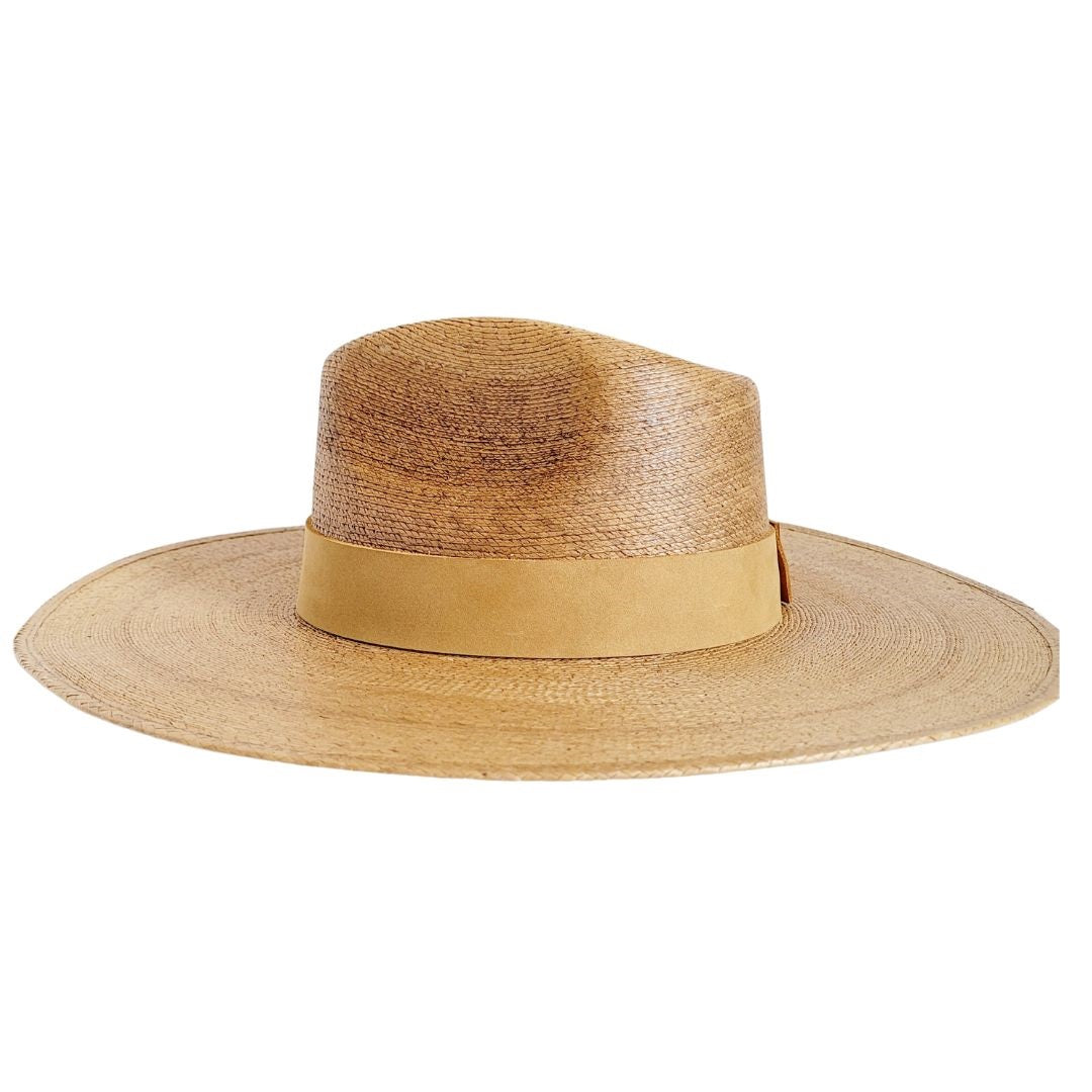 Ohara Straw Western Crown Hat