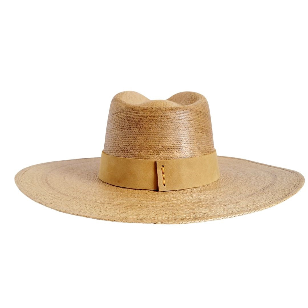 Ohara Straw Western Crown Hat