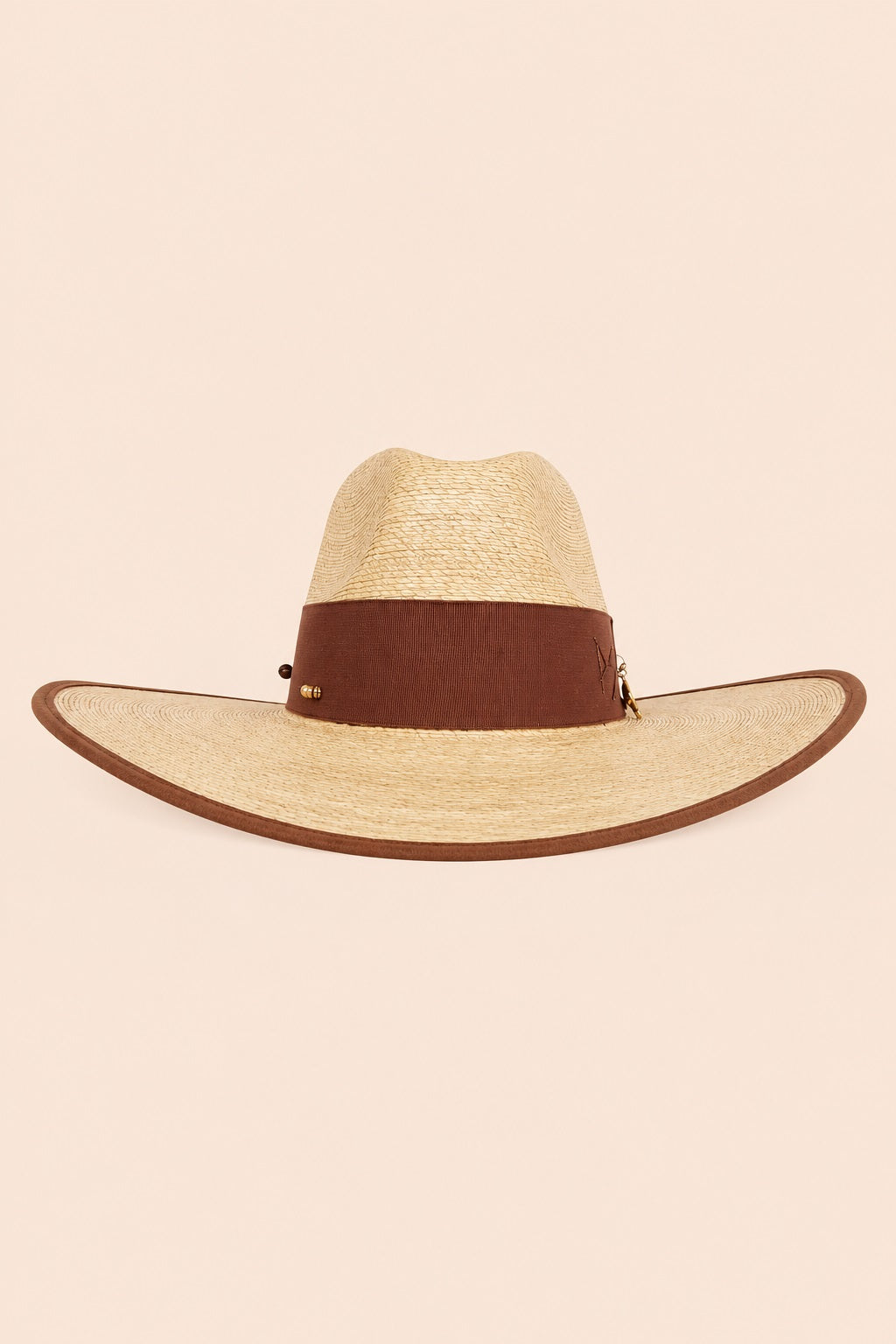 Portia Straw Western Crown Hat